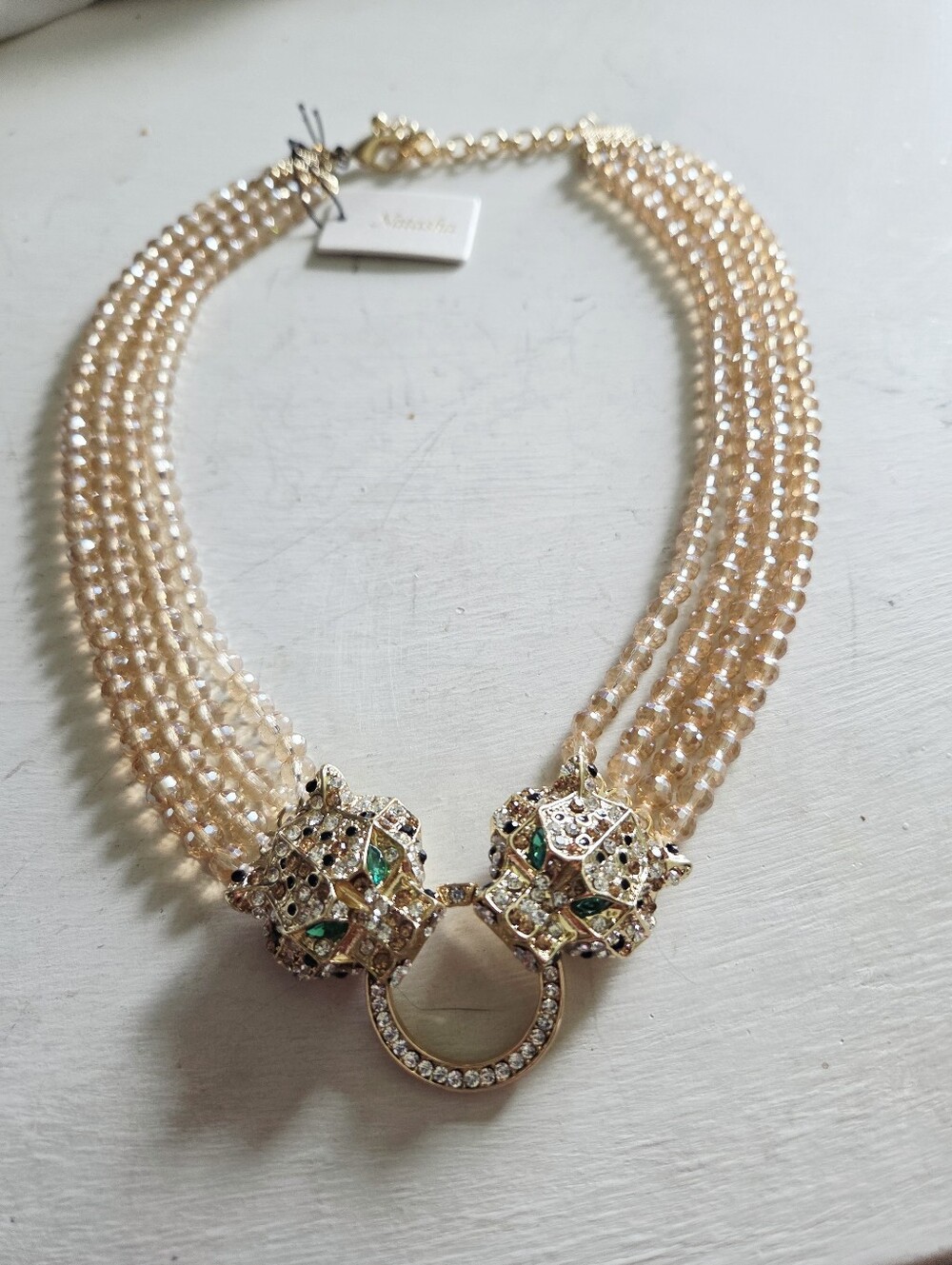 NWT Natasha Panther Necklace - Picture 7 of 7